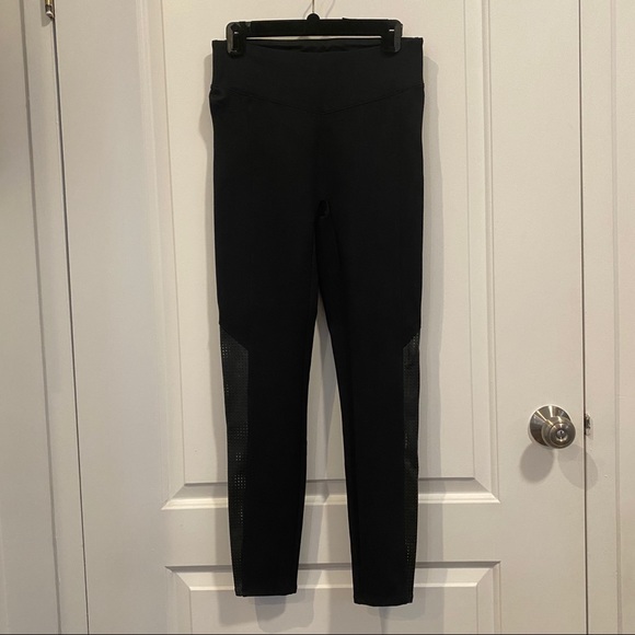 Spanx Faux Leather Perforated Leggings - Picture 5 of 6